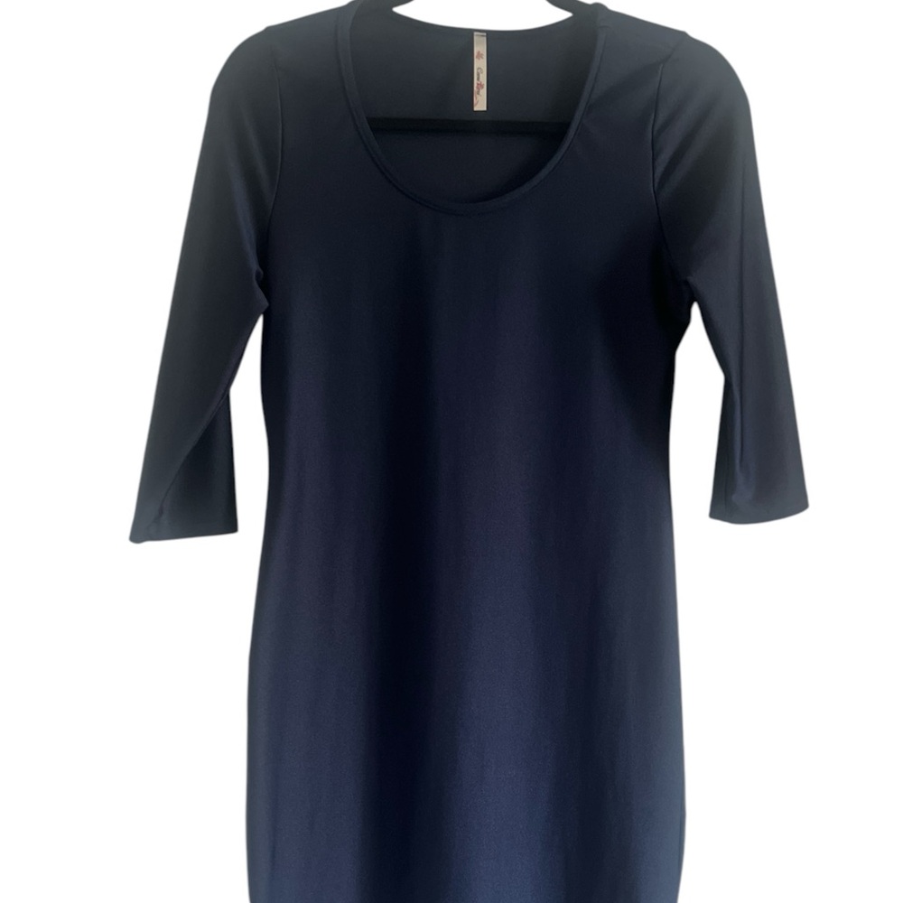 Elegant Navy Blue Women's Top